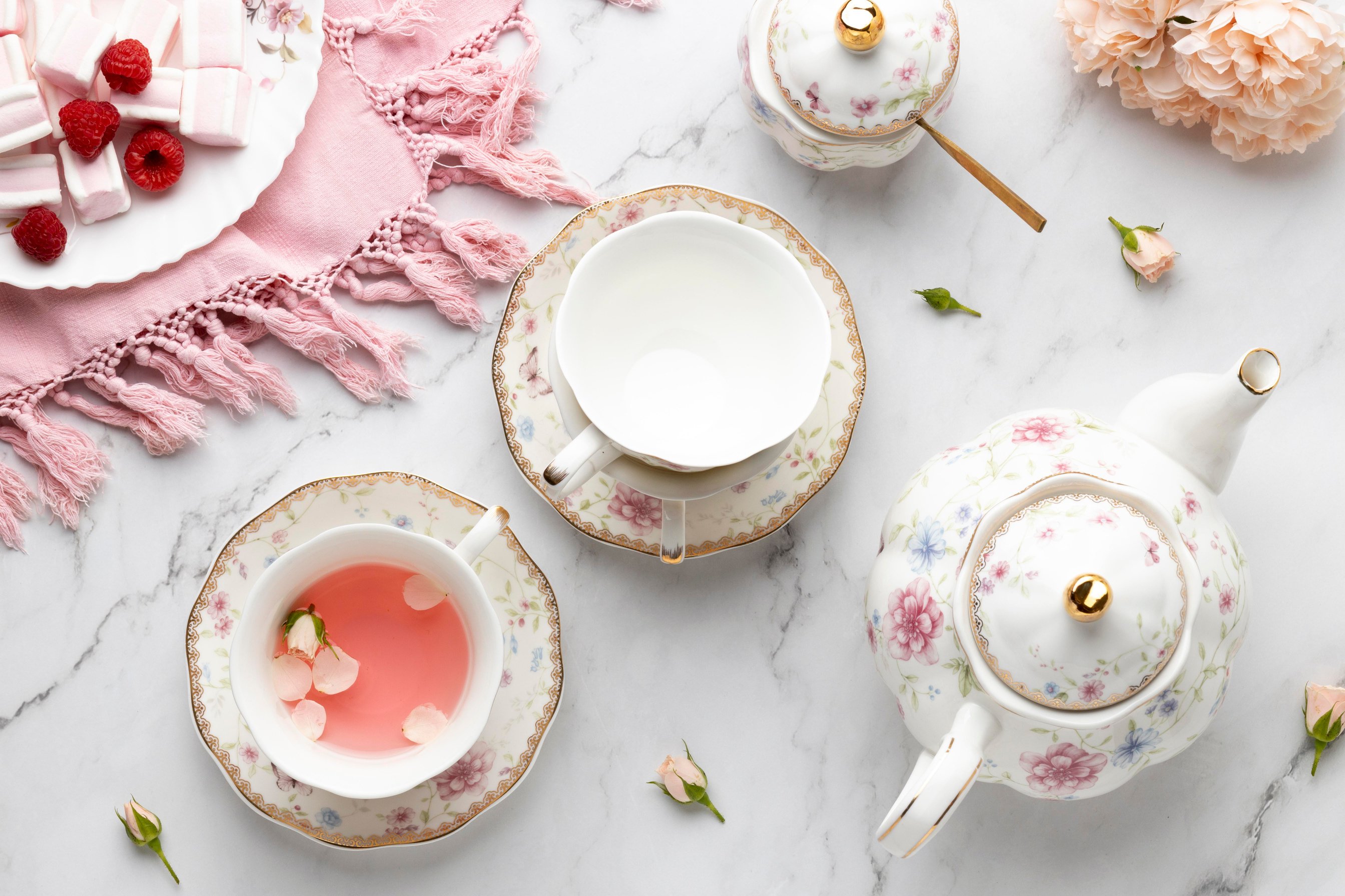 Elegant Tea Party Composition